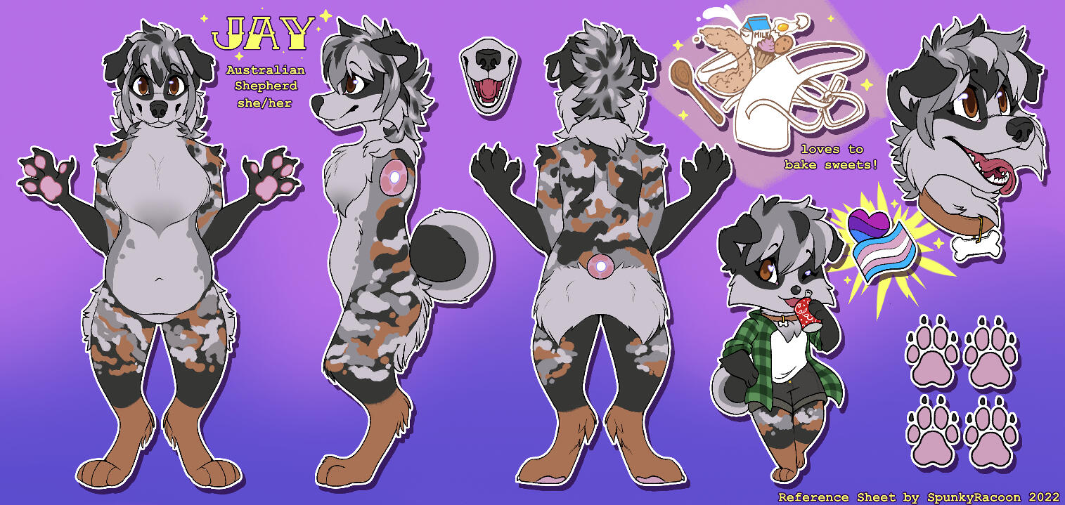 Fursuit-style Ref (3 Fullbodies)